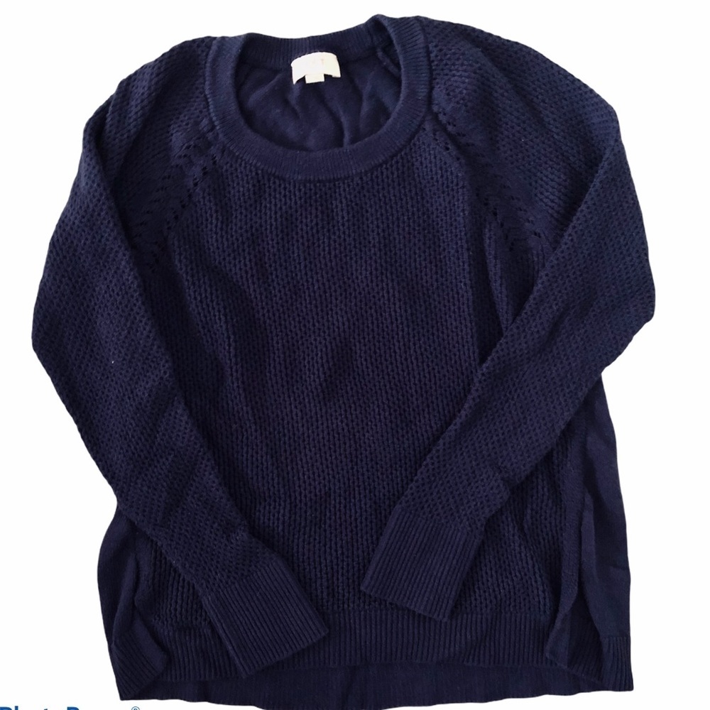 Loft Cable Knit crew neck sweater sz S